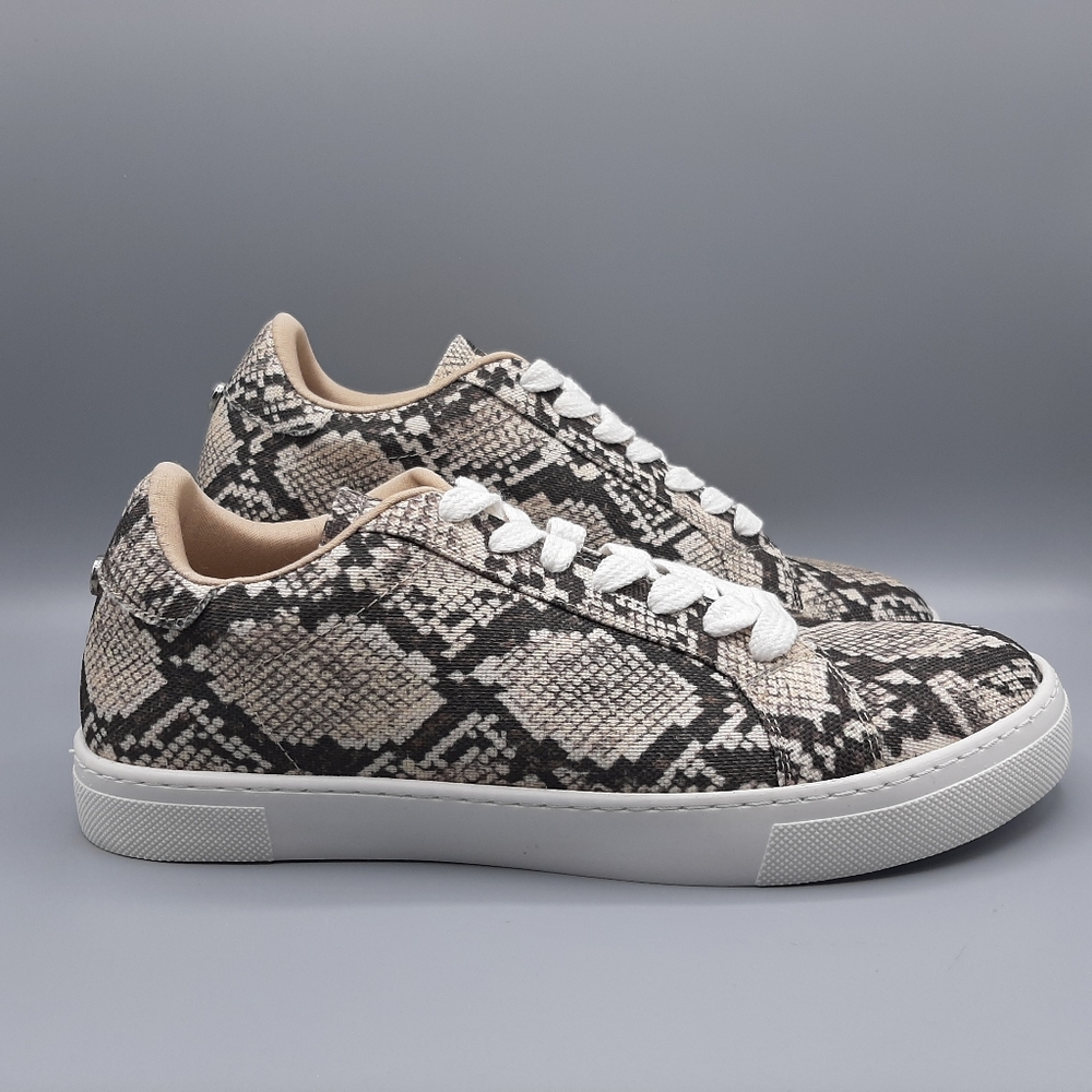 Steve Madden Vonn Python Snake Skin Sneakers 9 - image 1